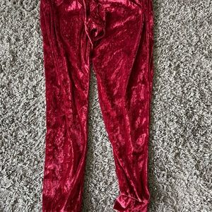 Red Velvet Joggers